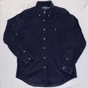 Polo Ralph Lauren Classic Fit Corduroy Shirt Men’s Large Navy